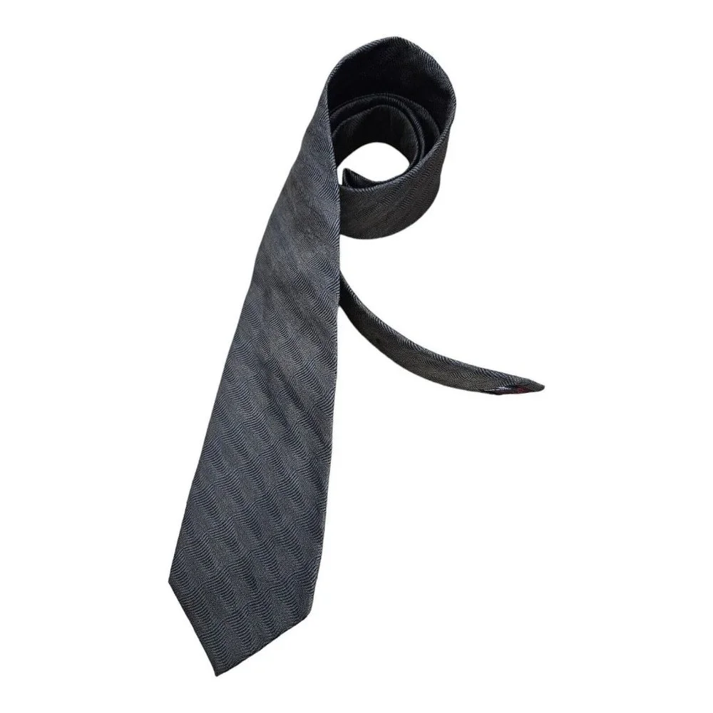 🆕️GUCCI Green Wave Silk Tie ITALY 57